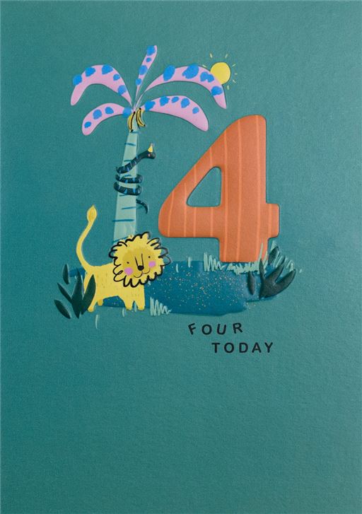 4TH BIRTHDAY LION