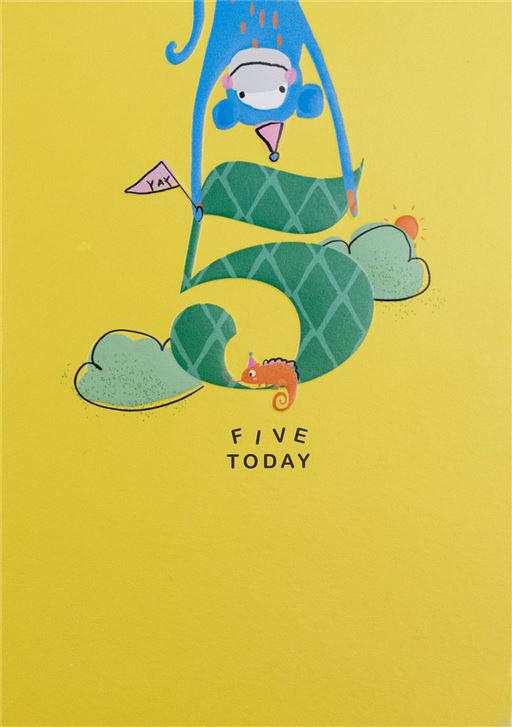 5TH BIRTHDAY MONKEY