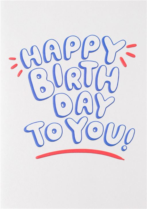 BIRTHDAY LETTERING