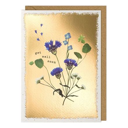GET WELL WILD FLOWERS BLUE